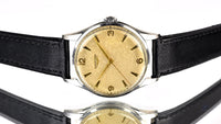 Longines Time Only Vintage Watch - Manual Wind - Tropical Dial - c.1956 - Vintage Watch Specialist