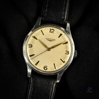 Longines Time Only Vintage Watch - Manual Wind - Tropical Dial - c.1956 - Vintage Watch Specialist