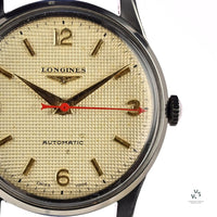 Longines Vintage Waffle Dial - Automatic - c.1946 - Vintage Watch Specialist