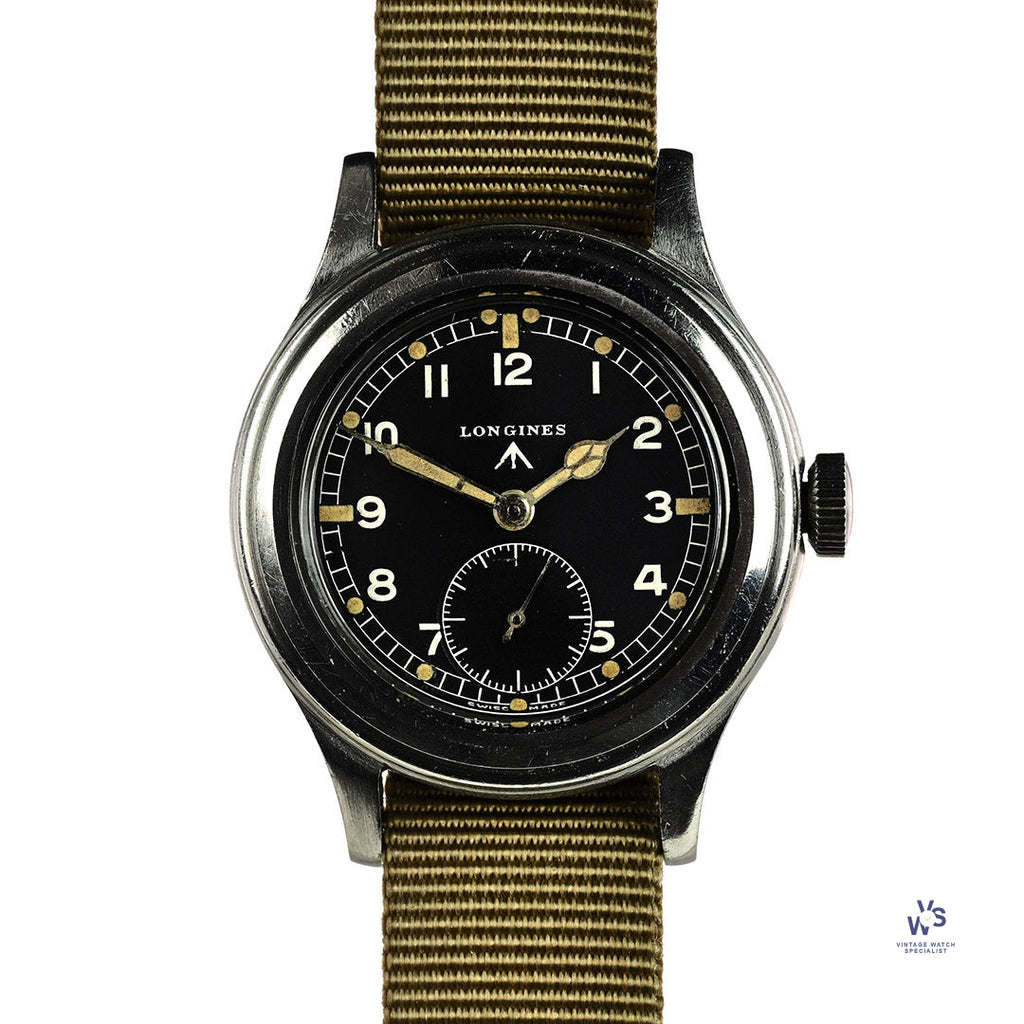 Longines WW2 Dirty Dozen Military Issued Wristwatch c.1945 Vintage Watch Specialist