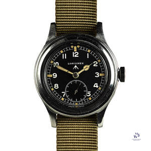 Longines WW2 Dirty Dozen Military Issued Wristwatch c.1945 Vintage Watch Specialist