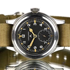 Longines WW2 Dirty Dozen Military Issued Wristwatch c.1945 Vintage Watch Specialist