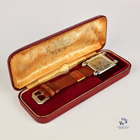 Marvin - An Art Deco Style Dress Watch - Teardrop Sculpted Lugs - c.1950s - Vintage Watch Specialist