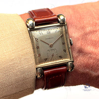 Marvin - An Art Deco Style Dress Watch - Teardrop Sculpted Lugs - c.1950s - Vintage Watch Specialist