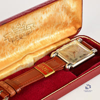 Marvin - An Art Deco Style Dress Watch - Teardrop Sculpted Lugs - c.1950s - Vintage Watch Specialist