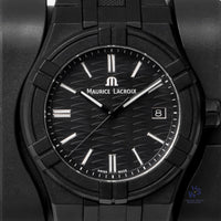 Maurice Lacroix Aikon - Tide Ocean Material - Black - Model AI 2008 with Box and Papers - Vintage Watch Specialist