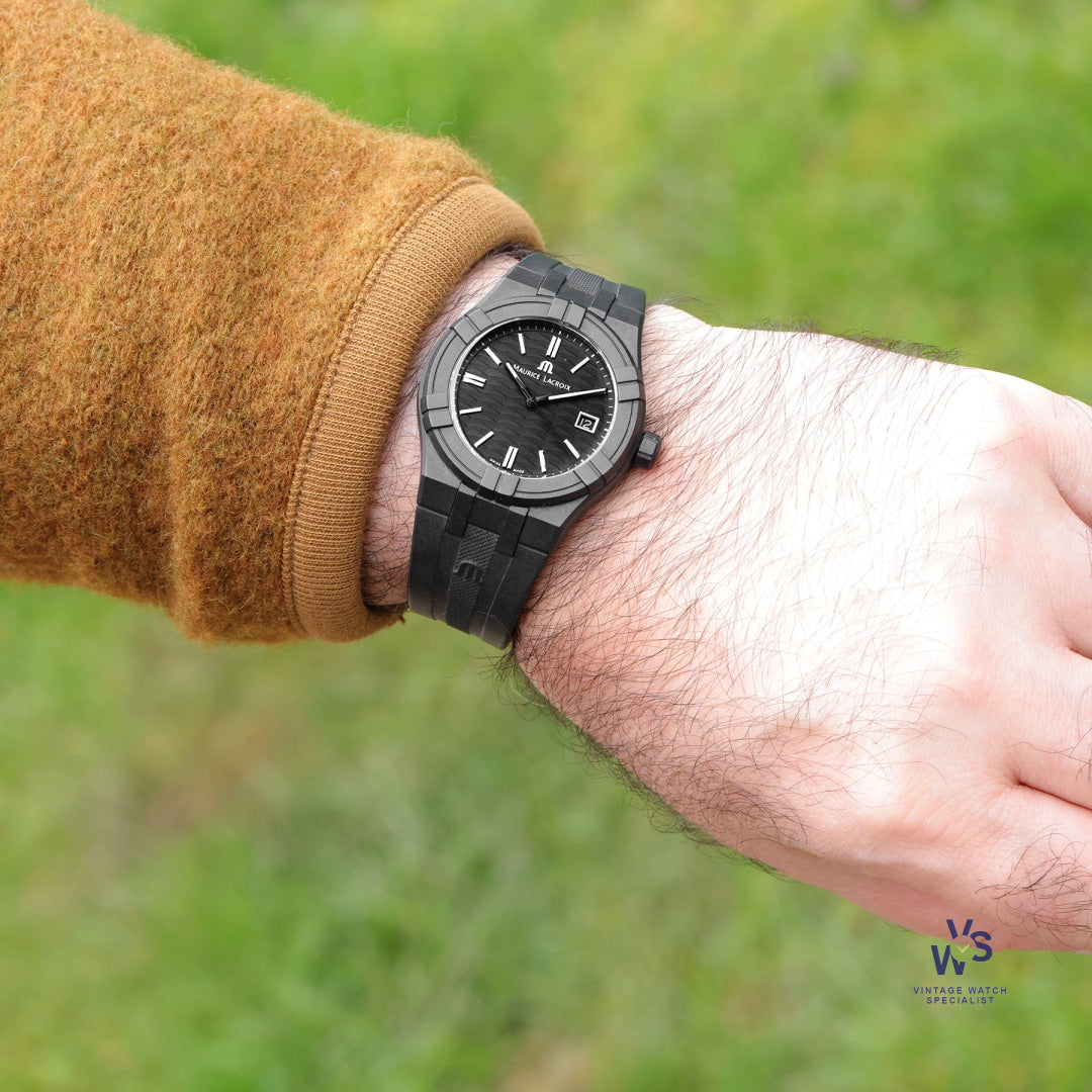 Maurice Lacroix Aikon - Tide Ocean Material - Black - Model AI