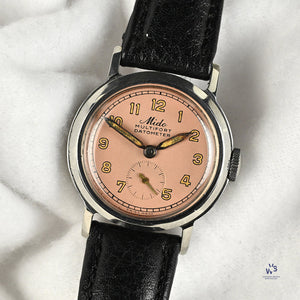 Mido Multifort Datometer Automatic Bumper - c.1940s - Vintage Watch Specialist