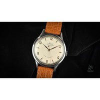 Mido MultiFort Extra VIntage Dress Watch - Silver Dial - c.1940s - Vintage Watch Specialist