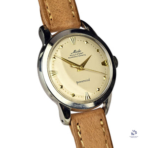 Mido Multifort - Superautomatic Powerwind - Francois Borgel Case - c.1950s - Vintage Watch Specialist