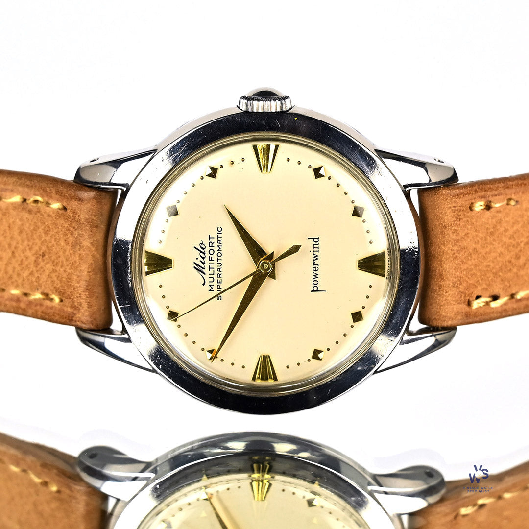 Mido multifort superautomatic switzerland rustless steel clearance