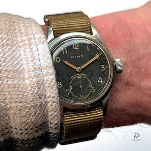 Mimo Antimagnetic German Military ’DH’ Watch - Vintage Watch Specialist