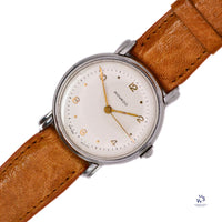 Movado - Automatic Bumper - Time Only - Gilt Numerals/Furniture - c.1950s - Vintage Watch Specialist