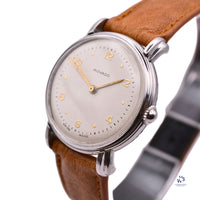 Movado - Automatic Bumper - Time Only - Gilt Numerals/Furniture - c.1950s - Vintage Watch Specialist