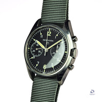 Newmark - 6BB - RAF - FANTASTIC Four - 2 Pusher Chronograph - c.1980 - Vintage Watch Specialist