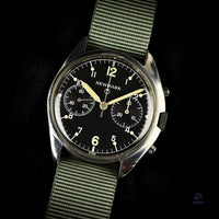 Newmark - 6BB - RAF - FANTASTIC Four - 2 Pusher Chronograph - c.1980 - Vintage Watch Specialist