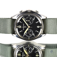 Newmark - 6BB - RAF - FANTASTIC Four - 2 Pusher Chronograph - c.1980 - Vintage Watch Specialist