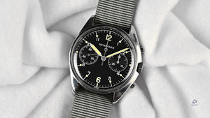 Newmark - 6BB - RAF - FANTASTIC Four - 2 Pusher Chronograph - c.1980 - Vintage Watch Specialist