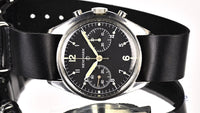 Newmark - Fantastic 4 - Military Issued - 2 Register Chronograph - Caseback Reference: 6BB/924 - Vintage Watch Specialist