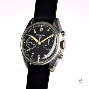 Newmark - Fantastic 4 - Military Issued - 2 Register Chronograph - Caseback Reference: 6BB/924 - Vintage Watch Specialist