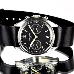 Newmark - Fantastic 4 - Military Issued - 2 Register Chronograph - Caseback Reference: 6BB/924 - Vintage Watch Specialist