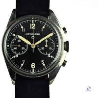 Newmark - Fantastic 4 - Military Issued - 2 Register Chronograph - Caseback Reference: 6BB/924 - Vintage Watch Specialist