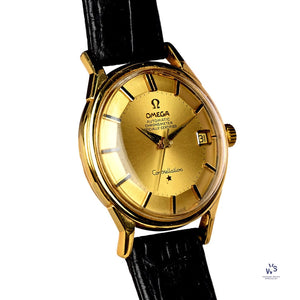 Omega 18k Gold Constellation - Pie Pan - Model Ref: 168 005/6 - c.1961 - Vintage Watch Specialist