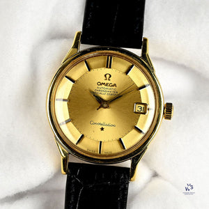 Omega 18k Gold Constellation - Pie Pan - Model Ref: 168 005/6 - c.1961 - Vintage Watch Specialist