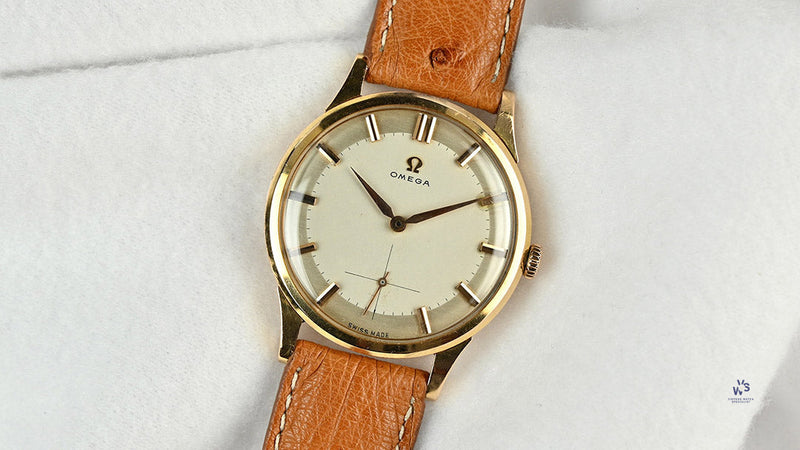 Omega - 18k Rose Gold Oversized Dress Watch c.1960 Model 14707 Vintage Specialist