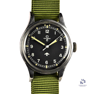 Omega 53 Fat Arrow - Royal Air Force Issued Watch - Original Condition - c.1953 - Vintage Watch Specialist
