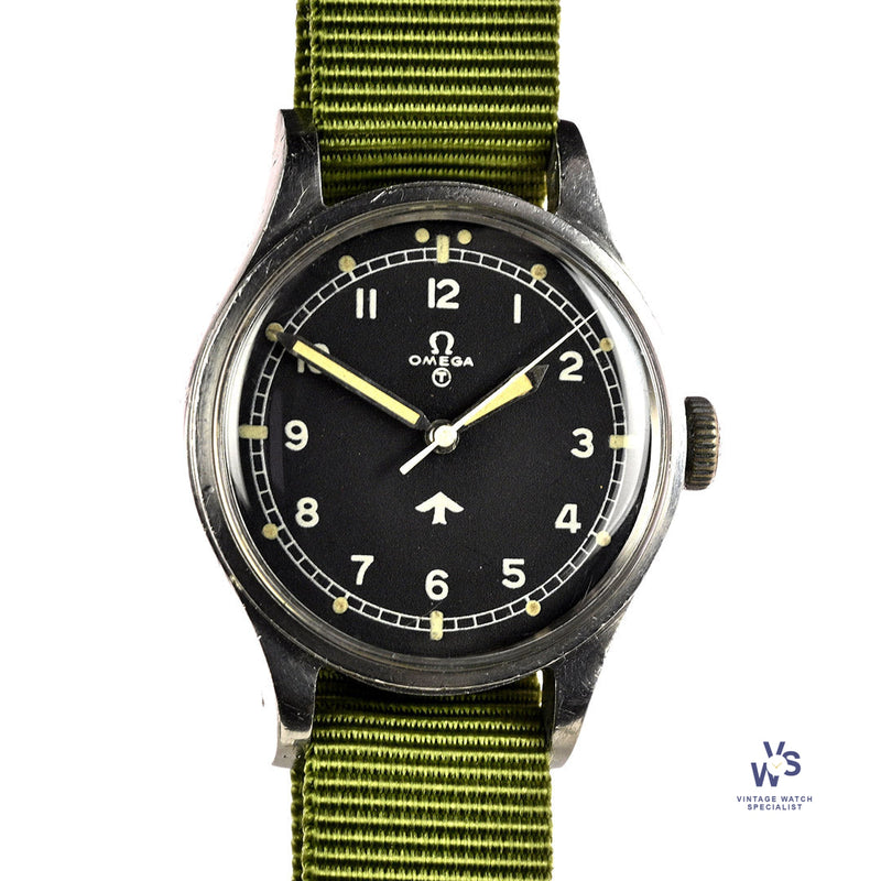 Omega '53 Fat Arrow' British Royal Air Force Issued Watch