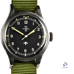 Omega 53 Fat Arrow - Royal Air Force Issued Watch - Original Condition - c.1953 - Vintage Watch Specialist
