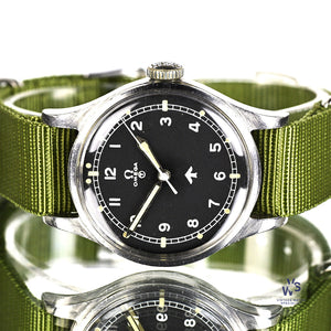 Omega 53 Fat Arrow - Royal Air Force Issued Watch - Original Condition - c.1953 - Vintage Watch Specialist