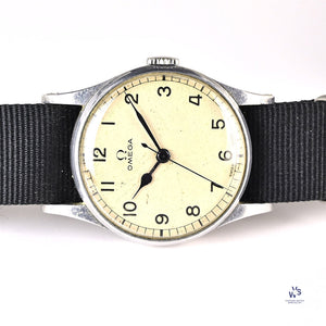 Omega 6B/159 - A22141 RAF Pilots Watch - c.1940 Model Reference: 2292 - Caliber: 30T2 SC - Vintage Watch Specialist