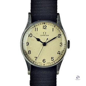 Omega 6B/159 - A22141 RAF Pilots Watch - c.1940 Model Reference: 2292 - Caliber: 30T2 SC - Vintage Watch Specialist