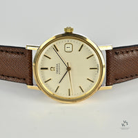 Omega 9k Gold Automatic Quickset Date - Top Loader - c.1960s - Vintage Watch Specialist