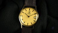 Omega Automatic Calendar Watch - 9k Gold Shackman Case - c.1974 - Vintage Watch Specialist