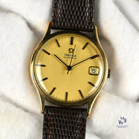 Omega Automatic Calendar Watch - 9k Gold Shackman Case - c.1974 - Vintage Watch Specialist