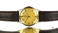 Omega Automatic Calendar Watch - 9k Gold Shackman Case - c.1974 - Vintage Watch Specialist