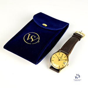 Omega Automatic Calendar Watch - 9k Gold Shackman Case - c.1974 - Vintage Watch Specialist
