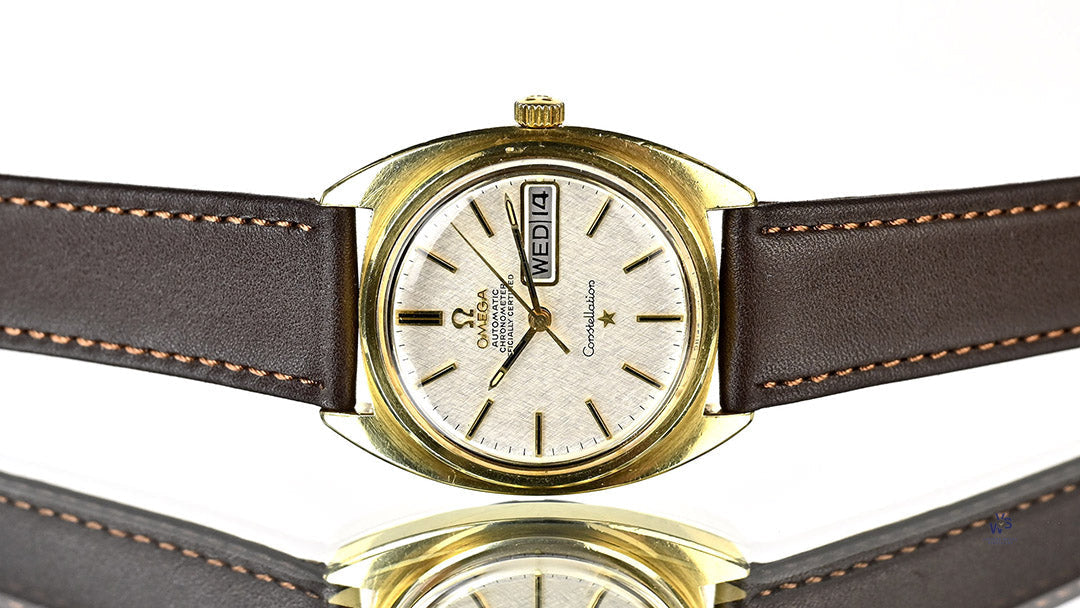 Omega Automatic Constellation DayDate Model Ref 168 019 c.1968 Vintage Watch Specialist