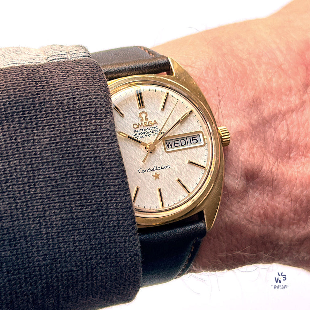 Omega Automatic Constellation DayDate - Model Ref: 168 019 - c.1968 - Vintage Watch Specialist
