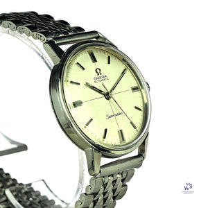 Omega - Automatic Seamaster - Silver Cross-hair Dial - Model Reference: 165.002 - circa 1967 - Vintage Watch Specialist