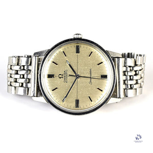 Omega - Automatic Seamaster - Silver Cross-hair Dial - Model Reference: 165.002 - circa 1967 - Vintage Watch Specialist