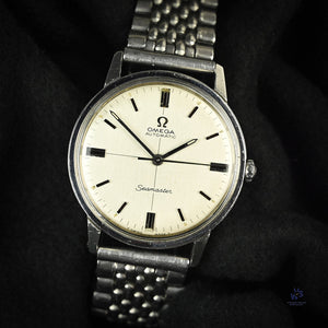 Omega - Automatic Seamaster - Silver Cross-hair Dial - Model Reference: 165.002 - circa 1967 - Vintage Watch Specialist