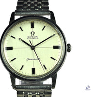 Omega - Automatic Seamaster - Silver Cross-hair Dial - Model Reference: 165.002 - circa 1967 - Vintage Watch Specialist