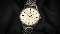 Omega - Automatic Seamaster - Silver Cross-hair Dial - Model Reference: 165.002 - circa 1967 - Vintage Watch Specialist