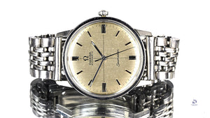 Omega - Automatic Seamaster - Silver Cross-hair Dial - Model Reference: 165.002 - circa 1967 - Vintage Watch Specialist