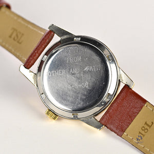 Omega Automatic Seamaster - Waffle Dial - Model ref: 2576 - c.1952 - Vintage Watch Specialist