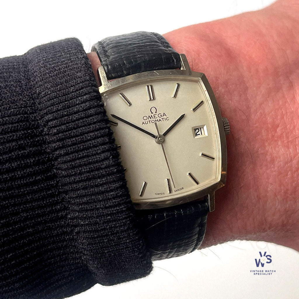 Omega Automatic Square Case - Model 162.0042 - c.1972 - Vintage Watch Specialist